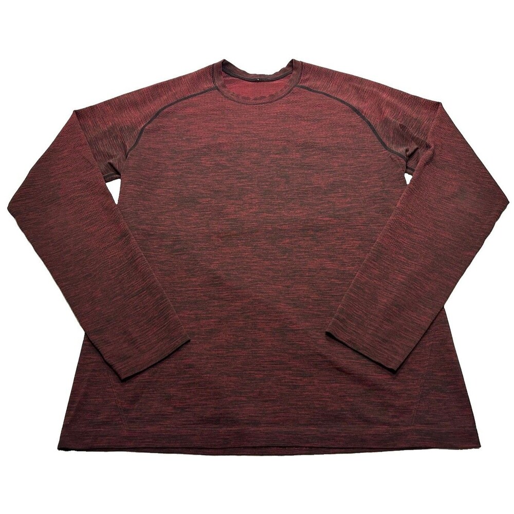 Lululemon Metal Vent Tech Long Sleeve Shirt Size Medium Caliente Black